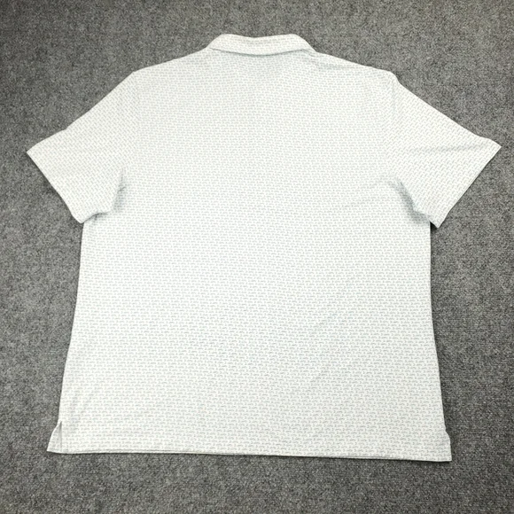 Vineyard Vines Edgartown Polo Shirt Mens XL Fish Print Pima Stretch Performance - Picture 3 of 9
